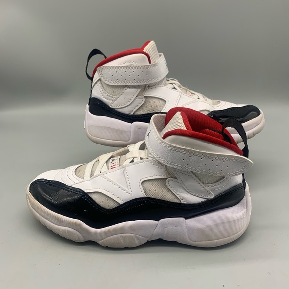 NIKE AIR JORDAN JUMPMAN TWO TREY BASKETBALL (PS) White 13C - Picture 1 of 6